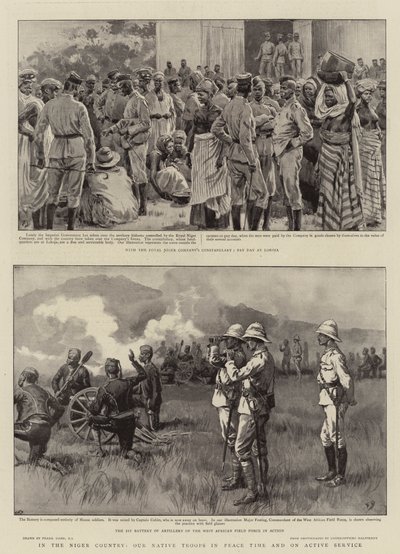 In the Niger Country, our Native Troops in Peace Time and on Active Service by Frank Dadd